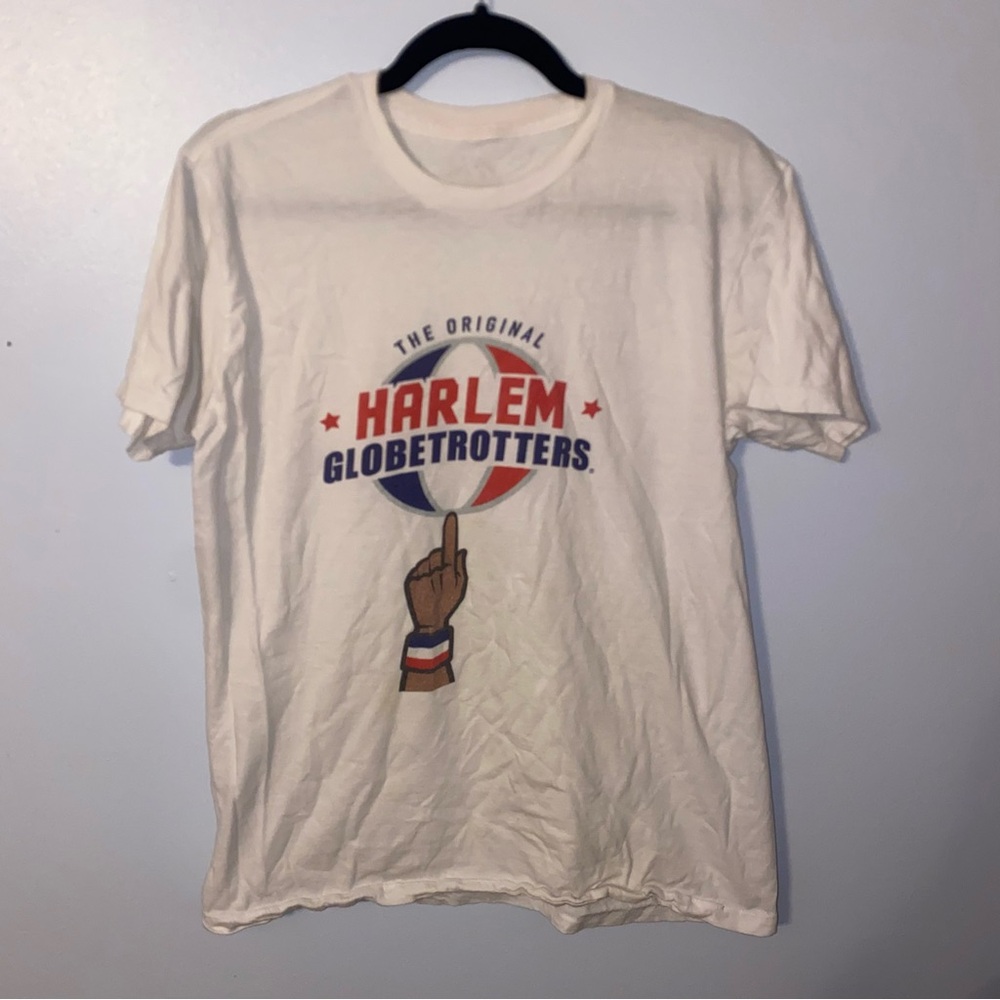 Harlem Globetrotters T Shirt, Mens Size Medium, Basketball, Y2K